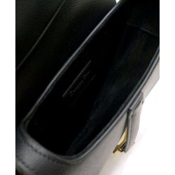 Fake Christian Dior Mini Saddle Bag With Strap Black Replica