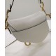 Replica Christian Dior Mini Saddle Bag With Strap White