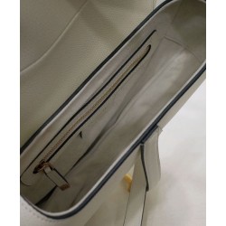 Replica Christian Dior Mini Saddle Bag With Strap White