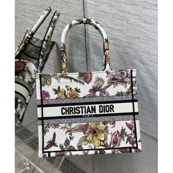 Replica Christian Dior Small Dior Book Tote Cream