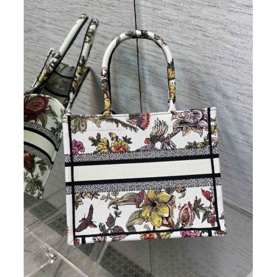 Replica Christian Dior Small Dior Book Tote Cream