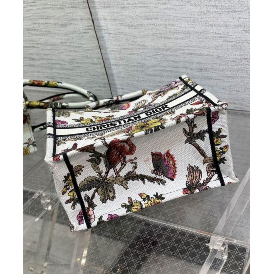 Replica Christian Dior Small Dior Book Tote Cream