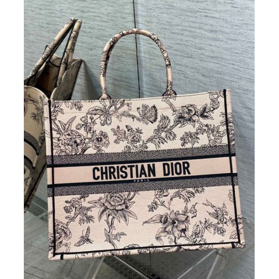 Replica Christian Dior Large Dior Book Tote Apricot