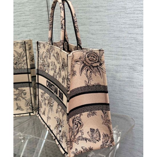 Replica Christian Dior Large Dior Book Tote Apricot