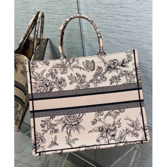 Replica Christian Dior Large Dior Book Tote Apricot