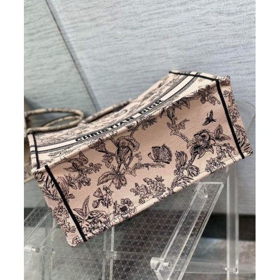 Replica Christian Dior Large Dior Book Tote Apricot