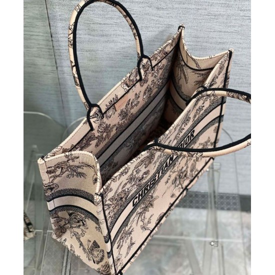 Replica Christian Dior Large Dior Book Tote Apricot