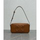 Fake Celine Camera Shoulder Bag Cuir Triomphe In Smooth Calfskin Coffee Replica