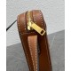 Fake Celine Camera Shoulder Bag Cuir Triomphe In Smooth Calfskin Coffee Replica