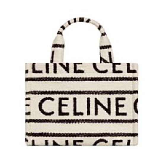Replica Celine Small Cabas Thais In Textile With Celine All-Over Cream