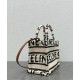 Replica Celine Small Cabas Thais In Textile With Celine All-Over Cream