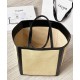 Fake Celine Large Square In Textile With Celine Print Calfskin Apricot Replica