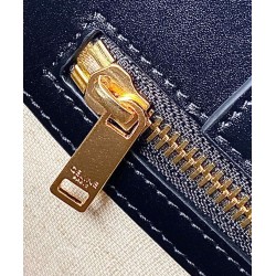 Fake Celine Large Square In Textile With Celine Print Calfskin Apricot Replica