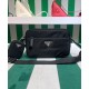 Replica Prada Re-Nylon Shoulder Bag 1BC167 Black