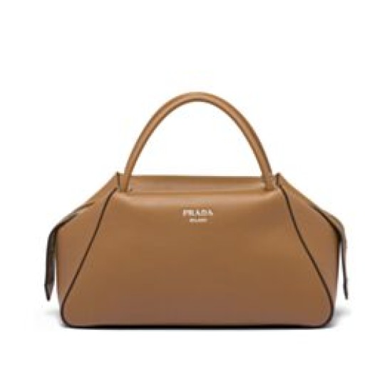 Replica Prada Medium Leather Prada Supernova Handbag 1BA365 Coffee