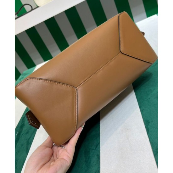 Replica Prada Medium Leather Prada Supernova Handbag 1BA365 Coffee