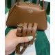 Replica Prada Medium Leather Prada Supernova Handbag 1BA365 Coffee