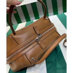Replica Prada Medium Leather Prada Supernova Handbag 1BA365 Coffee