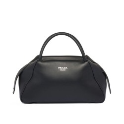 Replica Prada Medium Leather Prada Supernova Handbag 1BA365 Black