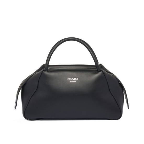 Replica Prada Medium Leather Prada Supernova Handbag 1BA365 Black