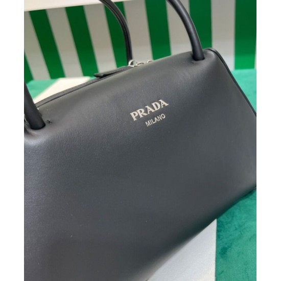 Replica Prada Medium Leather Prada Supernova Handbag 1BA365 Black