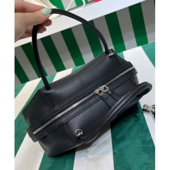 Replica Prada Medium Leather Prada Supernova Handbag 1BA365 Black