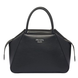 Replica Prada Small Leather Prada Supernova Handbag 1BA366 Black