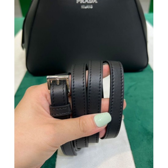 Replica Prada Small Leather Prada Supernova Handbag 1BA366 Black