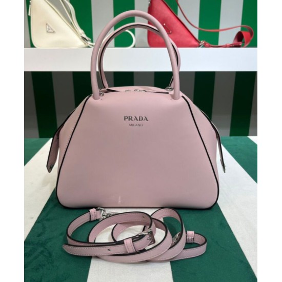 Fake Prada Small Leather Prada Supernova Handbag 1BA366 Pink Replica
