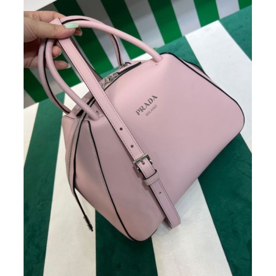 Fake Prada Small Leather Prada Supernova Handbag 1BA366 Pink Replica