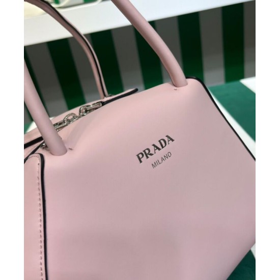 Fake Prada Small Leather Prada Supernova Handbag 1BA366 Pink Replica