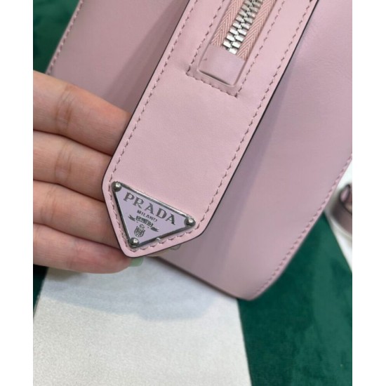 Fake Prada Small Leather Prada Supernova Handbag 1BA366 Pink Replica