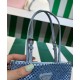 Fake Prada Satin Handbag With Crystals 1BA253 Blue Replica