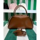 Replica Prada Medium Brushed Leather Prada Supernova Handbag 1BA365 Coffee