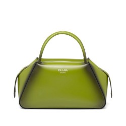Replica Prada Medium Brushed Leather Prada Supernova Handbag 1BA365 Green
