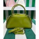 Replica Prada Medium Brushed Leather Prada Supernova Handbag 1BA365 Green