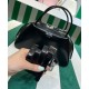 Replica Prada Medium Brushed Leather Prada Supernova Handbag 1BA365 Black