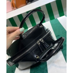 Replica Prada Small Brushed Leather Prada Supernova Handbag 1BA366 Black
