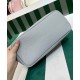 Replica Prada Medium Leather Tote Bag 1BG384 Gray