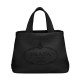 Replica Prada Medium Leather Tote Bag 1BG384 Black