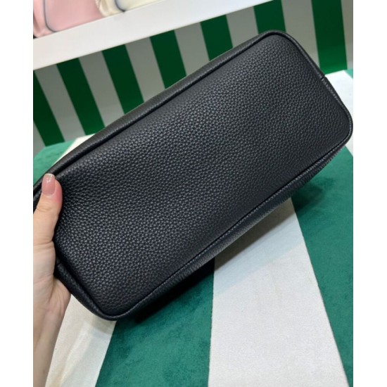 Replica Prada Medium Leather Tote Bag 1BG384 Black