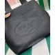 Replica Prada Medium Leather Tote Bag 1BG384 Black