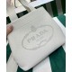Replica Prada Medium Leather Tote Bag 1BG384 Cream