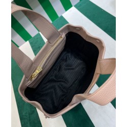 Replica Prada Medium Leather Tote Bag 1BG384 Pink
