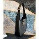 Fake YSL Saint Laurent Le 5 A 7 Soft Small Hobo Bag In Smooth Leather Black Replica