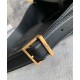 Fake YSL Saint Laurent Le 5 A 7 Soft Small Hobo Bag In Smooth Leather Black Replica