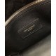 Fake YSL Saint Laurent Le 5 A 7 Soft Small Hobo Bag In Smooth Leather Black Replica
