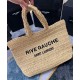 Replica YSL Saint Laurent Rive Gauche Supple Tote Bag In Raffia Crochet Apricot Replica YSL Saint Laurent Rive Gauche Supple Tote Bag In Raffia Crochet Apricot