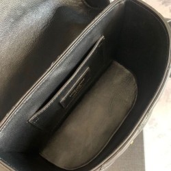 Fake YSL Saint Laurent June Box Bag In Quilted Lambskin Black Replica