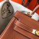 Replica Hermes Mini Kelly 20cm Bag Brown